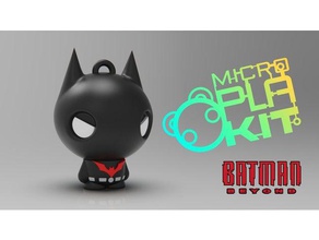 batman más allá de microplakit la serie juegos y juguetes figura acción el encanto coleccionables colección dc comics universe estatuilla llavero en miniatura nsfw plakit purakito 3d print model - Mito3D