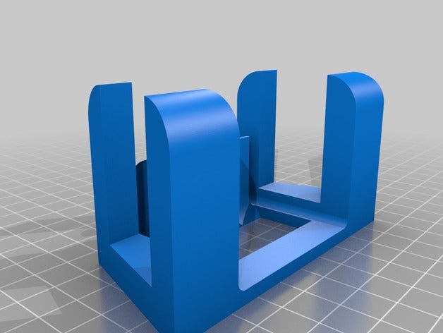 my customized desk cable holder office 3D print model - Mito3D