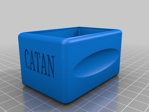 catan küp kutu 3d baskı 3d print model - Mito3D