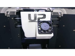 ventilateur supplémentaire upmini 2 3 d de l'imprimante pièces 3d print model - Mito3D