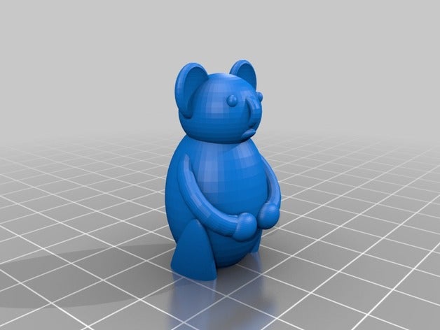 küçük koala hayvanlar 3D print model - Mito3D