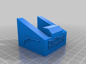 ps4-controller holder-red dead redempemtion 2 3d printing ps4 controller reddeadredemption2 3d print model - Mito3D
