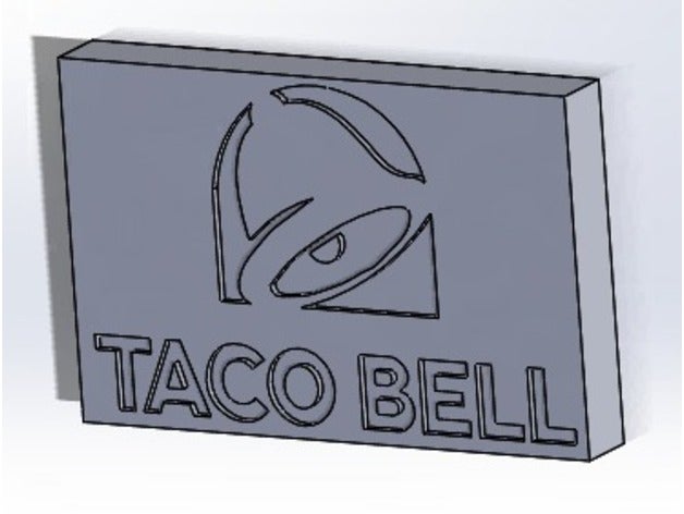 taco bell art strumenti cibo bello toyota tacoma 3D print model - Mito3D