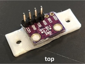 gy-bmp280 sahibi elektronik cassis montaj sensör bağlama 3d print model - Mito3D