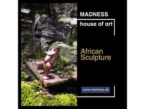 Afrika heykel heykeller tarama 3d print model - Mito3D