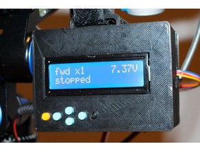 arduino lcd display keypad shield enclosure case uno electronics 3d print model - Mito3D