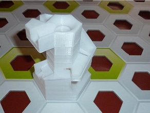 spiral merdiven inşaat oyuncaklar 3d print model - Mito3D