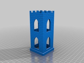 tower split top mod hobby 3d print model - Mito3D