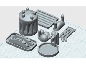star wars legion building greebles 04 toy game accessories addon extra 3d print model - Mito3D