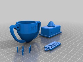 trophy sculptures cup 3d print model - Mito3D
