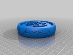 anillo hobbit puerta clanger 3d impresión 3d print model - Mito3D