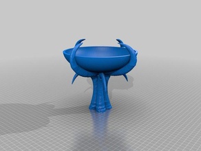 fantasy bowl decor 3d print model - Mito3D