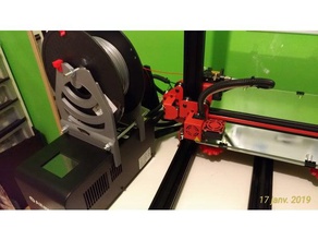 suporte bobine alfawise sub-20 et autre 3d a impressora acessórios 3d print model - Mito3D