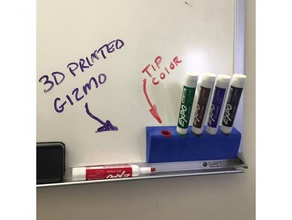 marker buddy office trocken abwischbaren marker-Halter 3d print model - Mito3D