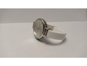 clamp wristband replacement wristwatches fashion thomas calvi wristclamp wrist watch 3d print model - Mito3D