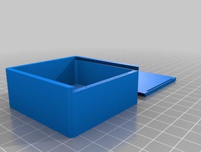 meine individuelle box Schiebe top-60x60x25 Container 3d print model - Mito3D