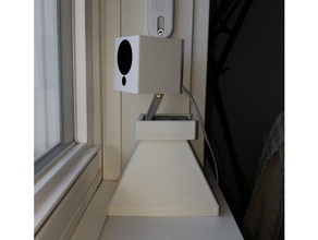 wyze camera window sill mount 3d printing webcam holder wyzecam 3d print model - Mito3D