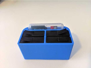 gopro battery case camera hero 5 6 7 sd card holder 3d print model - Mito3D