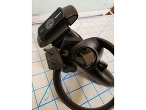 oculus dokunmatik kontrol kamera monte edin video oyunlar denetleyicisi bağlayın oyun şerit led mrcc rift sanal gerçeklik webcam 3d print model - Mito3D