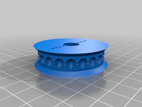 ball chain pulley parts 3d print model - Mito3D