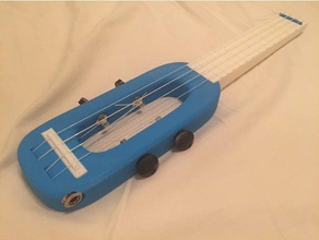 travelele body integrated pickup jack 65 mm other 3d printed ukulele musical instrument nsfw portable 3d print model - Mito3D
