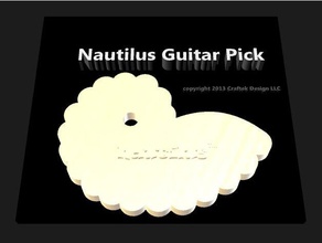 nautilus pick tm la música 3d print model - Mito3D