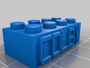 colby inşaat oyuncaklar özelleştirilmiş 3d print model - Mito3D