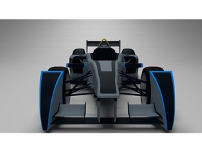 formula-e car vehicles dye eletric skatebord electric fast formula race 3d print model - Mito3D