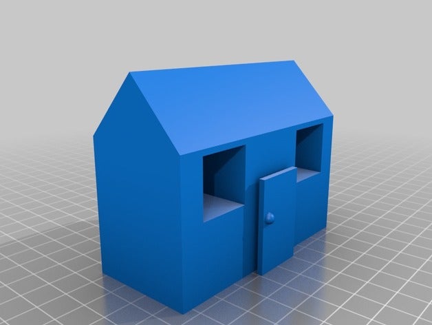 a casa edifícios estruturas 3D print model - Mito3D