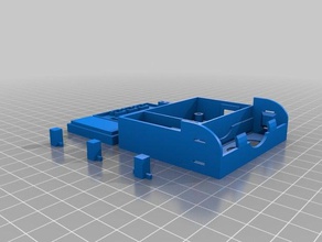 probador de la batería zb2l3 caso los botones electrónica 3d print model - Mito3D