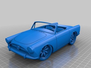 1965 sunbeam automotive alpine appleman design convertible dadmezz hot rod old car tiger 3d print model - Mito3D