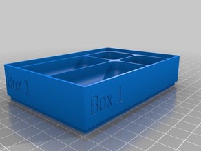 box 1 tool holders boxes customized 3d print model - Mito3D