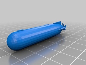 mk 37 torpedo passatempo 3d print model - Mito3D