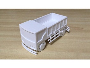 dump truck 1 automobile 3d print model - Mito3D