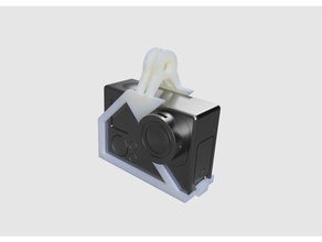 gopro case camera dashcam mount lightweight nosupport 3d print model - Mito3D