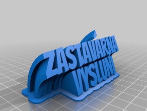 zasek custom office customized 3d print model - Mito3D