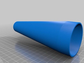 maglight safty lens cover vase mode other 3d print model - Mito3D