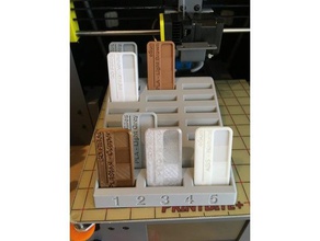 a mmu swatch chefe 3d impressora os acessórios filamento amostra de material prusa 3d print model - Mito3D