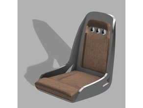 110 scale car seat hot rod sport rc vehicles lasercut 3d print model - Mito3D