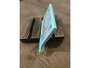 id carta di credito in caso portachiavi 3d la stampante accessori 3d print model - Mito3D