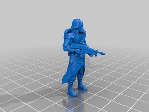 space foot-soldier remix toys games 40k infantry tabletop wargame warhammer 3d print model - Mito3D
