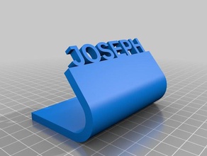 joseph name signs logos customized 3d print model - Mito3D