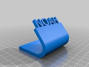 noah name signs logos customized 3d print model - Mito3D