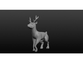 sika deer 3d printing 3d print model - Mito3D