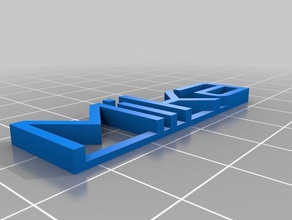ma personnalisé 3d plaque de nom mika sculptures 3d print model - Mito3D