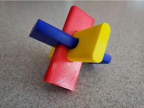 puzzle knot remix puzzles 3d print model - Mito3D