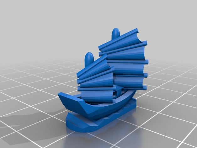 catan sampán chino barco marino juegos 3D print model - Mito3D