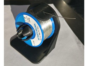 solder tin spool holder electronics 3d print model - Mito3D