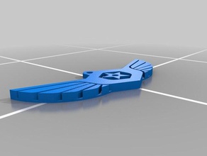 reforçado pacific rim chaveiro outros gipsy danger 3d print model - Mito3D