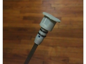 low profile o-ringed oil dipstick handle 3d printing 302 engine 50 ford 3d print model - Mito3D